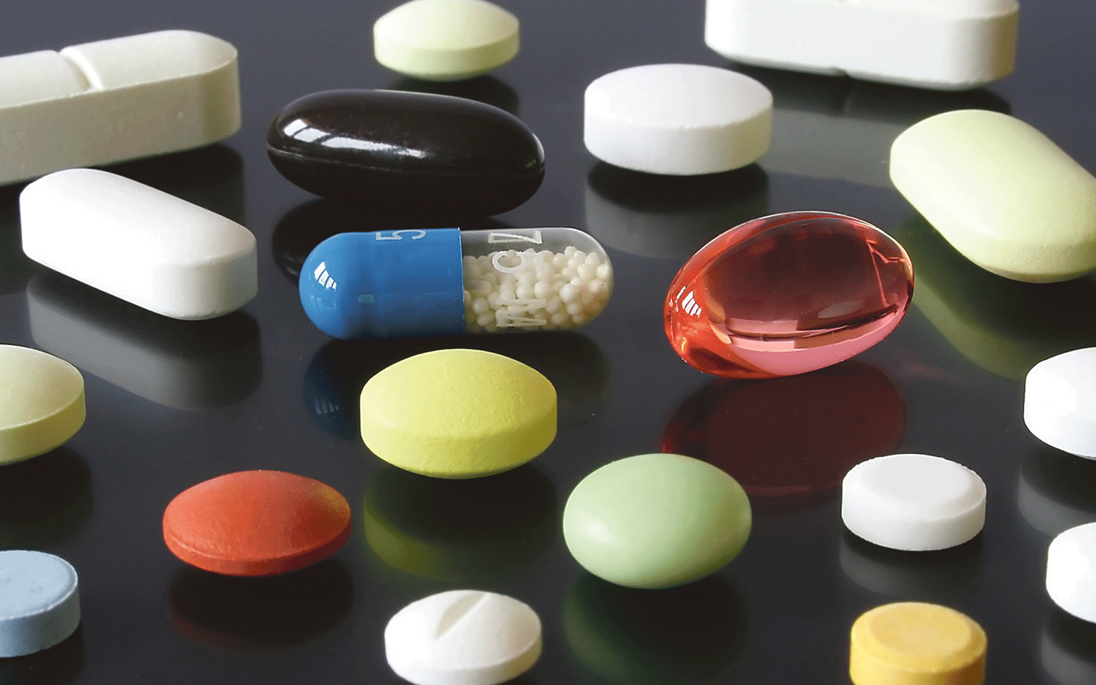 Piller med olika form